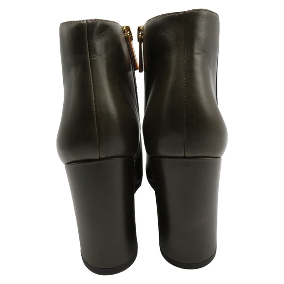 Michael Kors Elaine Leather Bootie Olive - Picture 6 of 6